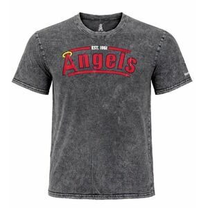 LA Angels washed acid gray tee XL streetwear MLB